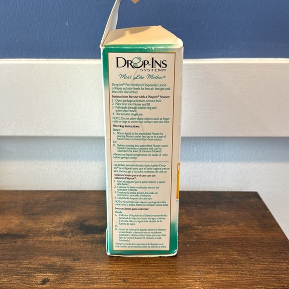 PLAYTEX Drop-Ins System Disposable Liners for Baby opened Package 4oz 118ml - Picture 3 of 6